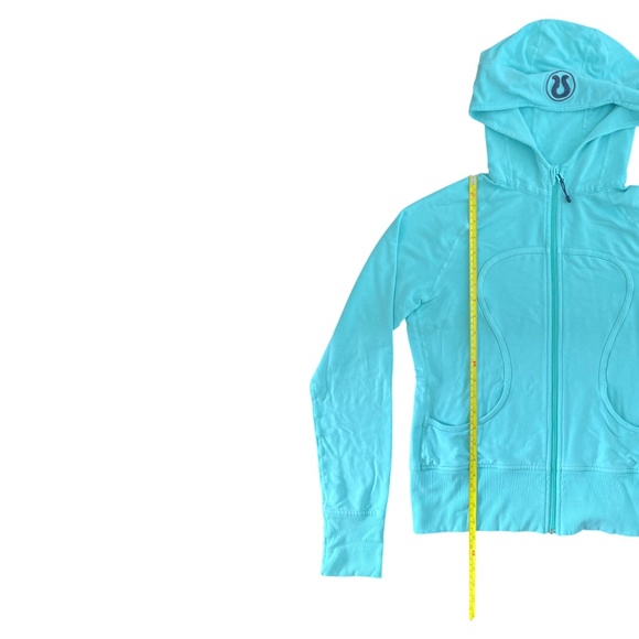 Lululemon Mint Green Special Edition Scuba Hoodie and Travel Pillow Combo Sz 6 - Picture 5 of 11